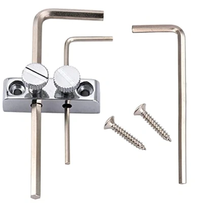 Image of Musiclily Pro Guitar Bass Allen Key Wrench Holder for Floyd Rose Tremolo Bridge, Chrome