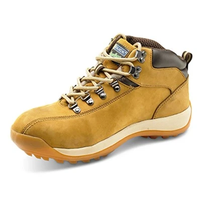 Image of Click Workwear Mens Nubuck Leather Lightweight Chukka Safety Work Boot size 6UK