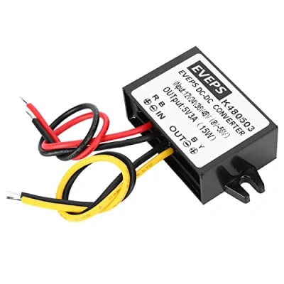Image of DC Buck Voltage Converter, Akozon Converter 12V/24V/36V/48V to 5V 3A Step Down Power Supply Module