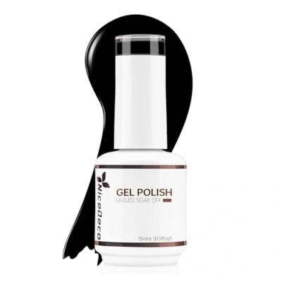 Image of Nicedeco Gel Nail Polish, 15ml UV/LED Soak Off Polish Art Manicure Pedicure, Salon &amp; Home Use Long Lasting Easy to Apply 002