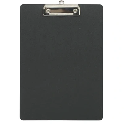 Image of Waytex A4 Black Polypropylene Clipboard 2mm 225mm x 315mm