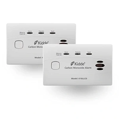 Image of 2 Pack Kidde 10LLCO Ten Year Life Carbon Monoxide Alarm with Sealed Longlife Battery