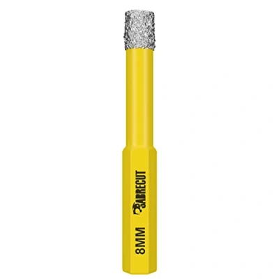 Image of 1 x SabreCut SCRDDB08 8mm Quick Change Long Life Self Cooling Sharpening Diamond Drill Bit For Cement Porcelain Granite Marble Compatible with Bosch Dewalt Makita Milwaukee and Many Others