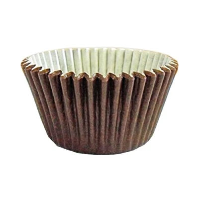 Image of 12 Excellent Quality Muffin / Cupcake Cases by Holly Cupcakes: Brown