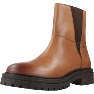 Image of Geox Women&#039;s D Iridea C Ankle Boot, Cognac, 2 UK
