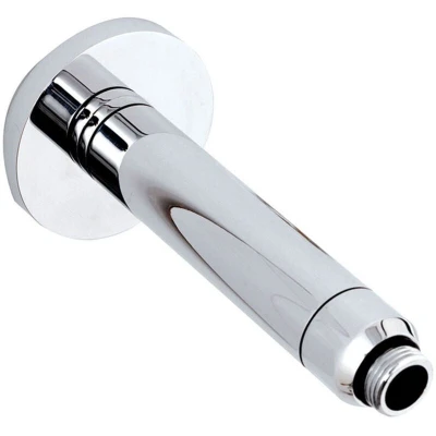 Image of Hudson Reed A3220 ǀ Modern Bathroom Heavy Duty Round Ceiling Shower Arm, 75mm x 75mm, Chrome