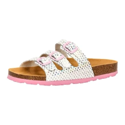 Image of Lico Bioline Starline Mule, Weiss/Silber, 11 UK Child