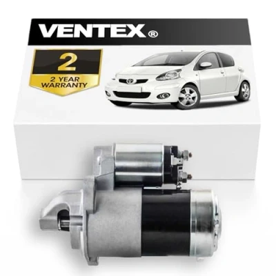 Image of VENTEX® Starter Motor VSM8201 compatible with Toyota Aygo Citroen C1 Peugeot 107 1.0 2005 2014