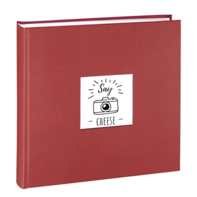 Image of Hama &#039;Fine Art&#039; Jumbo Photo Album (for 10x15cm photos) 30x30cm, 100 pages (holds 400 photos), Burgundy