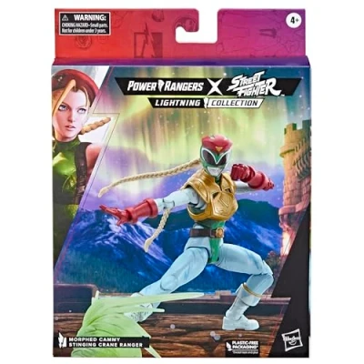 Image of Hasbro Power Rangers X Street Fighter Lightning Collection Morphed Cammy Stinging Crane Ranger