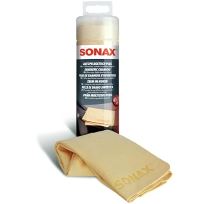 Image of SONAX Car Care Cloth Plus (1 Piece) Large Format and Particularly Absorbent with Lockable Box Item No. 04177000