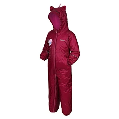 Image of Regatta Kids Peppa Mudplay Snowsuit Raspberry Radiance 6 12 Months