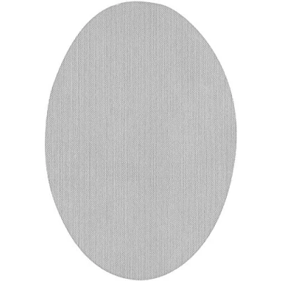 Image of Elastic Knee Patches for Clothing Patch to Repair Clothes. 6 Elbow or of 9 x 13 cms. Silver Color