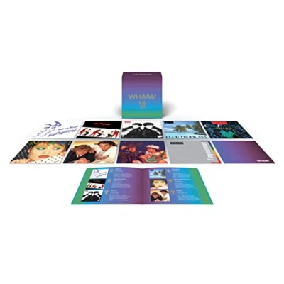 Image of Wham! The Singles: Echoes From Edge Of Heaven (10 CD Boxset)