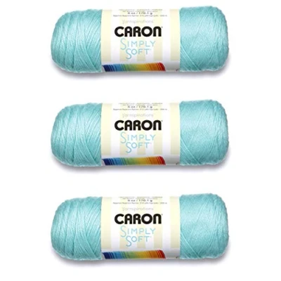 Image of Caron Simply Soft Pack of 3 Balls 170g Each Ball Robins Egg