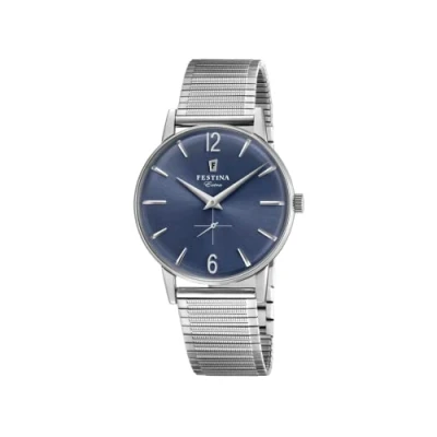 Image of Festina Mens Analogue Classic Quartz Watch with Stainless Steel Strap F20250/3