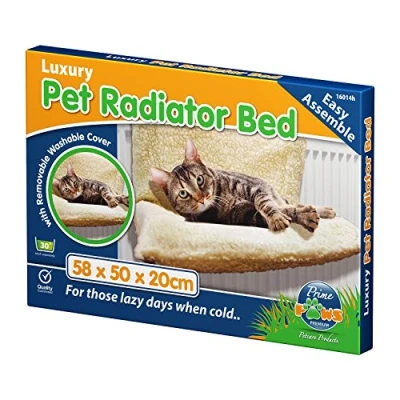 Image of Saving World CAT RADIATOR BED WARM PET BEDS FLEECE BASKET PUPPY CRADLE ANIMAL HAMMOCK PUP DOG