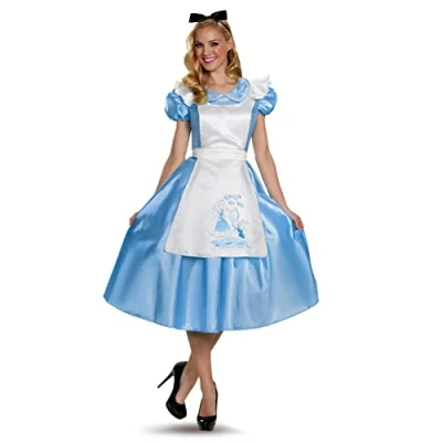 Image of Disguise Womens Classic Alice Deluxe Adult Fancy dress costume Medium