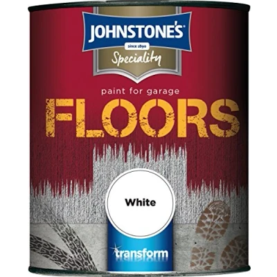 Image of Johnstone&#039;s Garage Floor Paint White 750ml