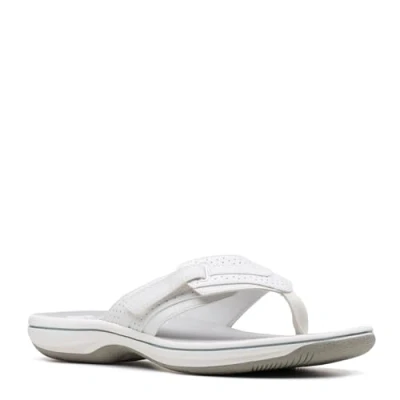 Image of Clarks Womens Brinkleykeelyh Shoes, Color White, Size: 6.5 UK