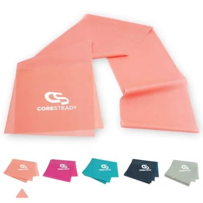 Image of Coresteady Resistance Band For Men &amp; Women Exercise to Build Strength, Flexibility, Muscle Tone Fitness, Stretching, Pilates, Physio Yoga With Guide