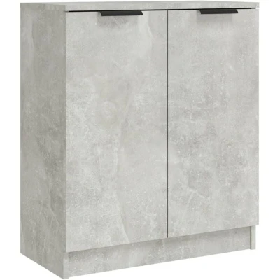 Image of vidaXL Sideboard Concrete Grey 60x30x70 cm Engineered Wood