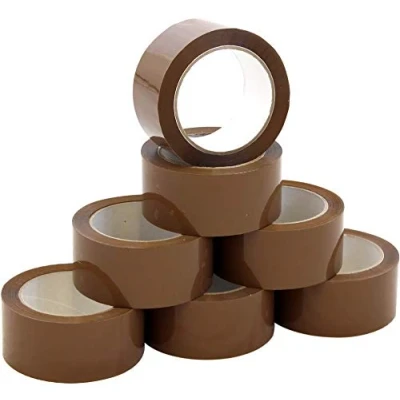 Image of Brown Packaging Packing Tape for Parcels and Boxes 48mm x 66m, 24 Rolls