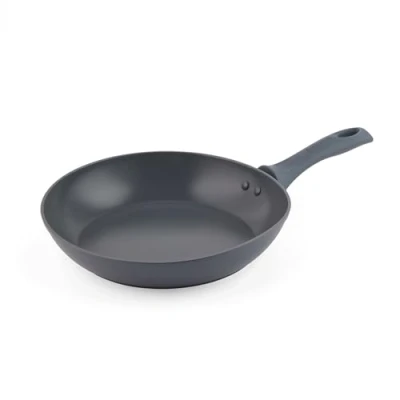 Image of Salter BW12259EU7 Marino 28cm Frying Pan Non Stick Large Cookware, Induction Suitable, PFOA Free Forged Aluminium, Use Little/No Oil, Omelette/Pancake Healthy Cooking, Soft Touch Handle