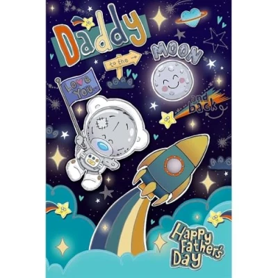 Image of Me to You Tatty Teddy My Dinky Bear Father&#039;s Day Daddy Card 6x9 Official Collection