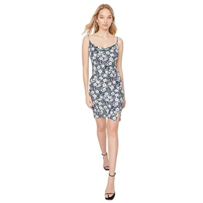 Image of Trendyol Dress Navy Blue A line