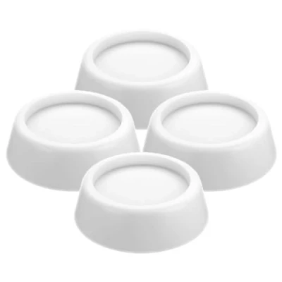 Image of SPARES2GO Anti Vibration Low Noise Rubber Feet Pads compatible with Samsung Tumble Dryer Washing Machine (Pack of 4)