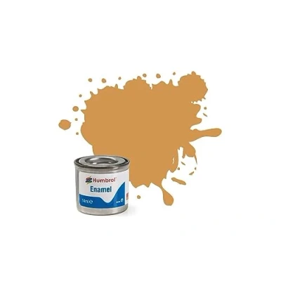 Image of Humbrol Model Paint AA0686 No 63 Sand Matt Tinlet 1 (14ml), Enamel Paints for Models, Plastic, Metal, Wood, Glass, Ceramics, and More, Touch Up Hobby Tin Craft Kits