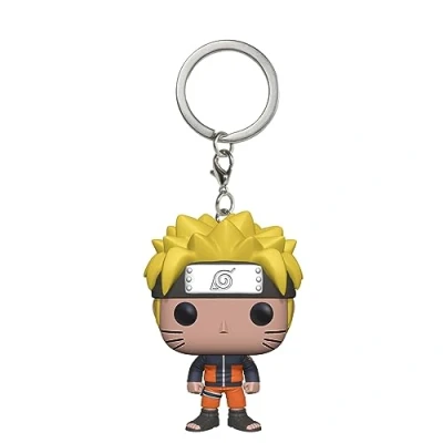 Image of Funko POP! Keychain: Naruto Uzumaki Novelty Keyring Collectable Mini Figure Stocking Filler Gift Idea Official Merchandise Anime Fans Backpack Decor