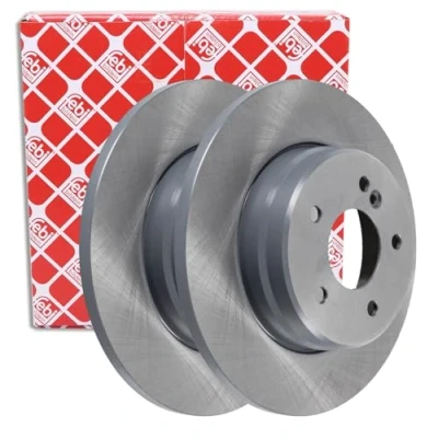 Image of 2104230512, A2104230512 Brake disc FEBI BILSTEIN 17829 Rear Axle 290mm 12mm 5 Hole 112mm solid Coated MERCEDES BENZ: E Class Saloon, T modell