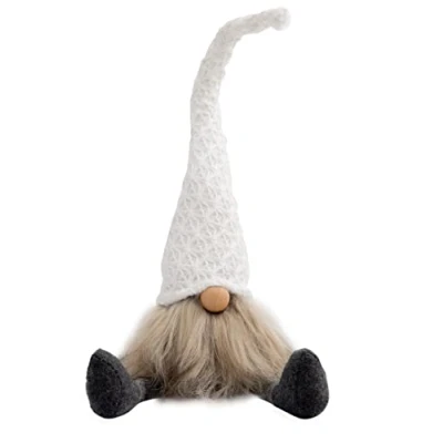 Image of Netagon Christmas Festive Ornament Decoration Plush Santa Faceless Sitting Gnome Family Gonk Collection (Otto)