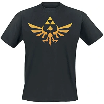 Image of T SHIRT ZELDA HYRULE LOGO XL