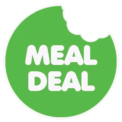 Image of Meal Deal Green Round Sticker for Baking Cooking Food Packaging (Pack of 25)