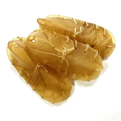 Image of Rawhide Chew Shoes x 10 Natural Dog Treats LOD3
