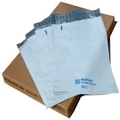 Image of Mail Tuff Durable Poly Mailers MT3 Grey 250x350mm 100env/BX