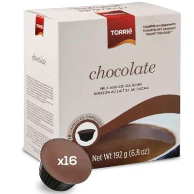 Image of Torrié Hot Chocolate Pods Compatible with Dolce Gusto® (16 pods)