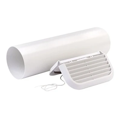 Image of Xpelair SSWKWS Simply Silent W/Round Wall Kit White