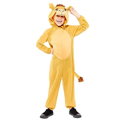Image of amscan 9912292 Child Camel Jumpsuit Fancy Dress Costume (3 4 years)