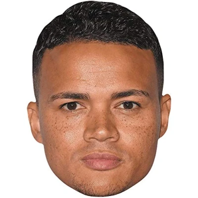 Image of Jermaine Jenas (Stubble) Celebrity Mask, Flat Card Face, Fancy Dress Mask