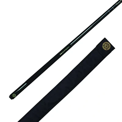 Image of BCE Unisex Jw 10am 2 Piece Mark Selby Snooker Pool Cue with Classic Case 145cm 9 5mm cue, black butt/ natural wood shaft, 57 UK