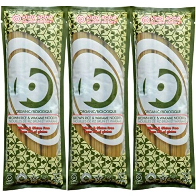 Image of King Soba 3 Pack Organic and Gluten Free Brown Rice Wakame Noodles