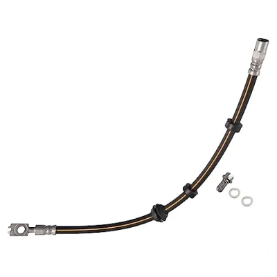 Image of 1H0611701A, 1H0611701B Brake Hose FEBI BILSTEIN 30294 Front Axle Left, Right 465mm VOLKSWAGEN: GOLF 3, Vento
