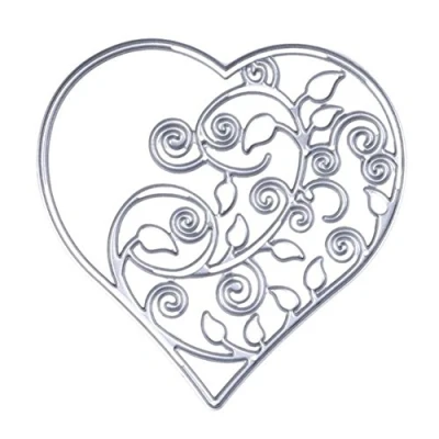Image of Bluelans® Metal Cutting Dies Embossing Stencil Template for DIY Scrapbook Album Paper Card Craft Decoration (Heart Dies)