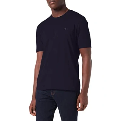 Image of FYNCH HATTON Men&#039;s Basic T Shirt, Blue (Navy 685), 3XL
