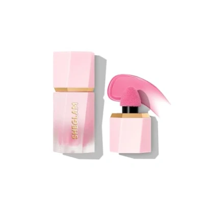 Image of SHEGLAM Color Bloom Liquid Blush Makeup for Cheeks Matte Finish Petal Talk