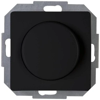 Image of Kopp matt Black Paris 843450088 Pressure Change LED Dimmer Flush Mounted